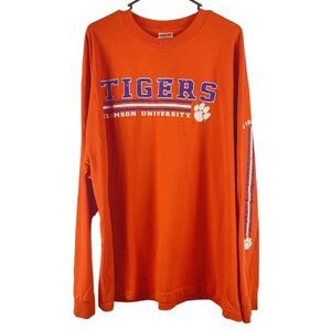 Clemson University Tigers Long Sleeve Orange Men's 2XL TCX Apparel